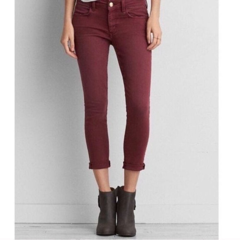 American Eagle AEO Jegging Crop Skinny Jeans Sz 14